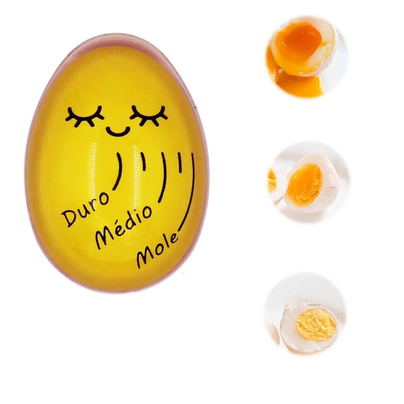 Temporizador Termômetro Ovo Cozido Egg Timer Mole Médio Duro